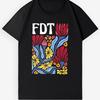 Boho Floral Art T-Shirt | Colorful Botanical Graphic Tee for Casual Summer Wear