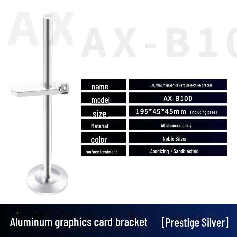 Kreative magnetische Grafikarten-Stützhalterung aus Aluminiumlegierung