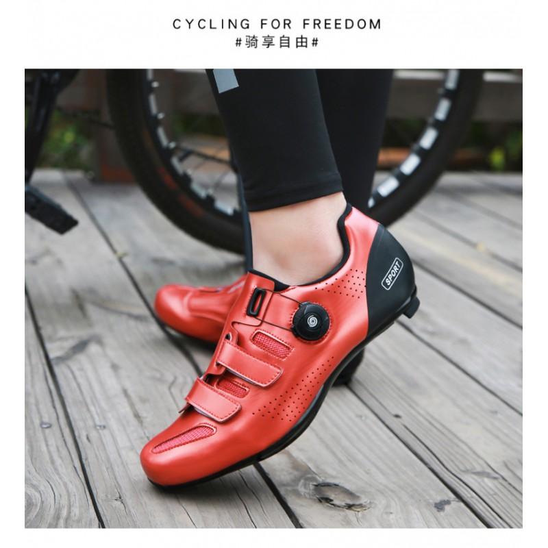Unisex Road Mountain Bike Cycling Shoes With Cleat Lock System Anti-Slip Sole Supportive Fit