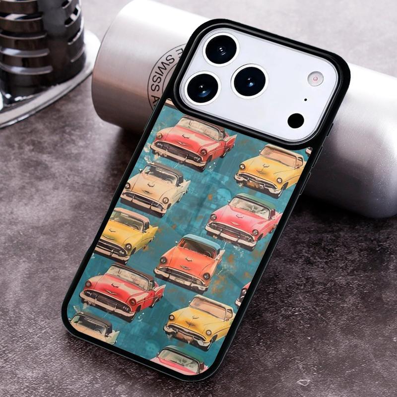 RETRO CLASSIC CARS Phone Case for iPhone 17 16 15 Pro Max Air 14 13 12 11 Plus Shockproof Capa Cover