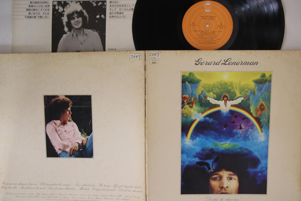 LP Record GERARD LENORMAN - Droles De Chansons 25AP370 EPIC 1976 Japan Pop Used