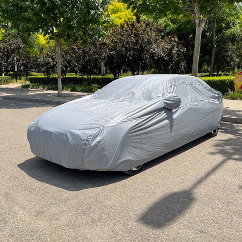 PEVA Single Layer All-Season Car Cover: Wind, Sun & Rain Protection