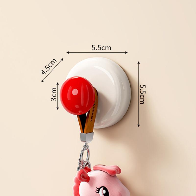 Adhesive Wall Hook Dopamine Adhesive Hooks Durable Simple Stable Wall Hook Bathroom Storage Accessories Room Door Coat Hooks