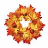 Autumn Maple Leaf Door Wreath Rustic Style Artificial Wreath Fall Wreath  Farmhouse Decor