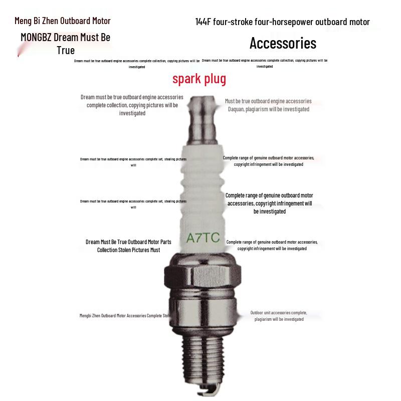 Four-Stroke 4HP Outboard Motor Parts: Propeller, Carburetor, Starter, Throttle Cable, Gearbox, Clutch, Cylinder
