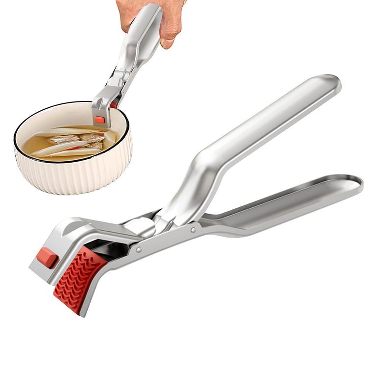Hot Dish Plate Clip Anti-Scald Bowl Clip Gripper Handle Bowls Clamp Holder for Fry Pans Air Fryers Steamers Ovens Kitchen Tools