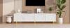 180*40*45cm Lowboard with 2 Cabinets, Cloud-Shaped, TV Entertainment Center with 5 Support Legs, Load Capacity up to 60 kg, Suitable for 75-Inch