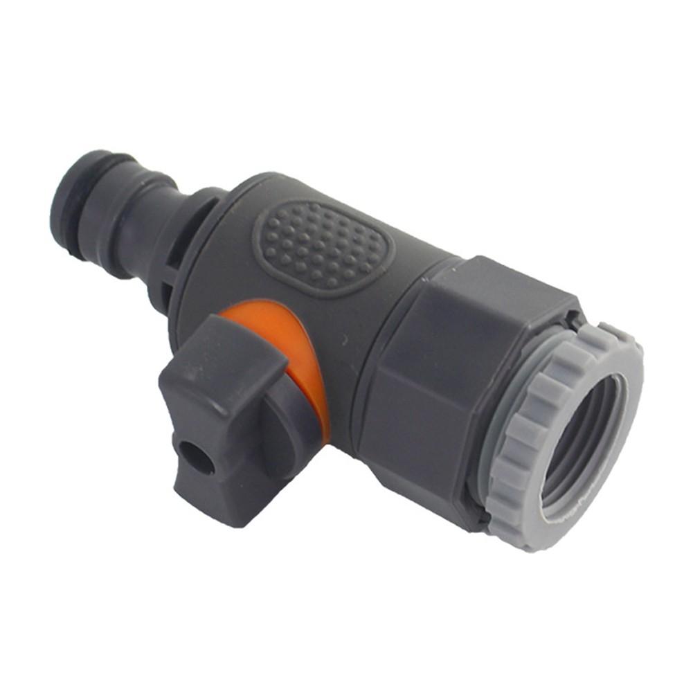 

Adaptable For Irrigation Garden Hose Connector Hose Adaptor Shut Off Valve