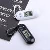 Oval Watch Digital Electronic Clock Keychain Table Time Display Mini LED Digital Clock  Quiet Test