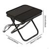 Camping Stool Folding Fishing Oxford Cloth Heavy Duty for Backpacking Outdoor