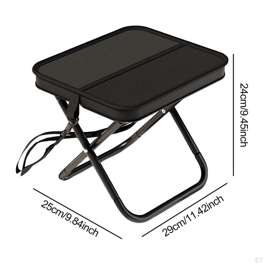 Camping Stool Folding Fishing Oxford Cloth Heavy Duty for Backpacking Outdoor