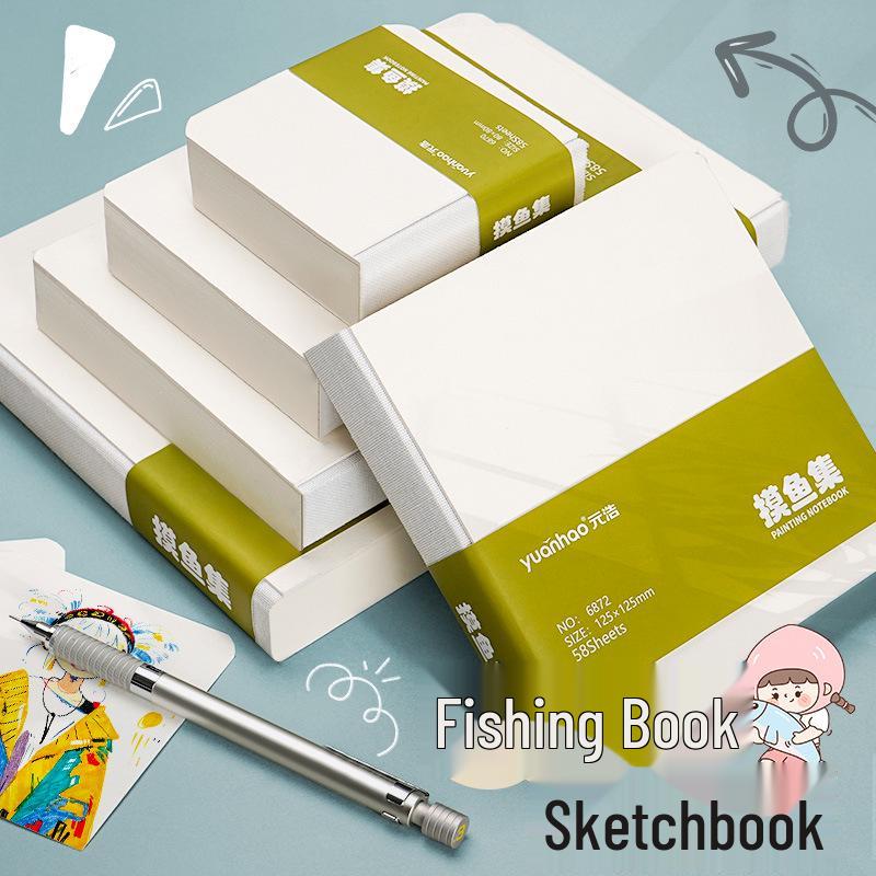Yuanhao Portable Square Mini Sketchbook: Tear-Resistant, Thickened Fidget Collection