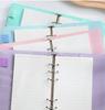 A4 A5 A6 Budget Binder File Holder Loose Leaf PU Leather Notebook Budget Binder with Prong Rings for Students Journal Business