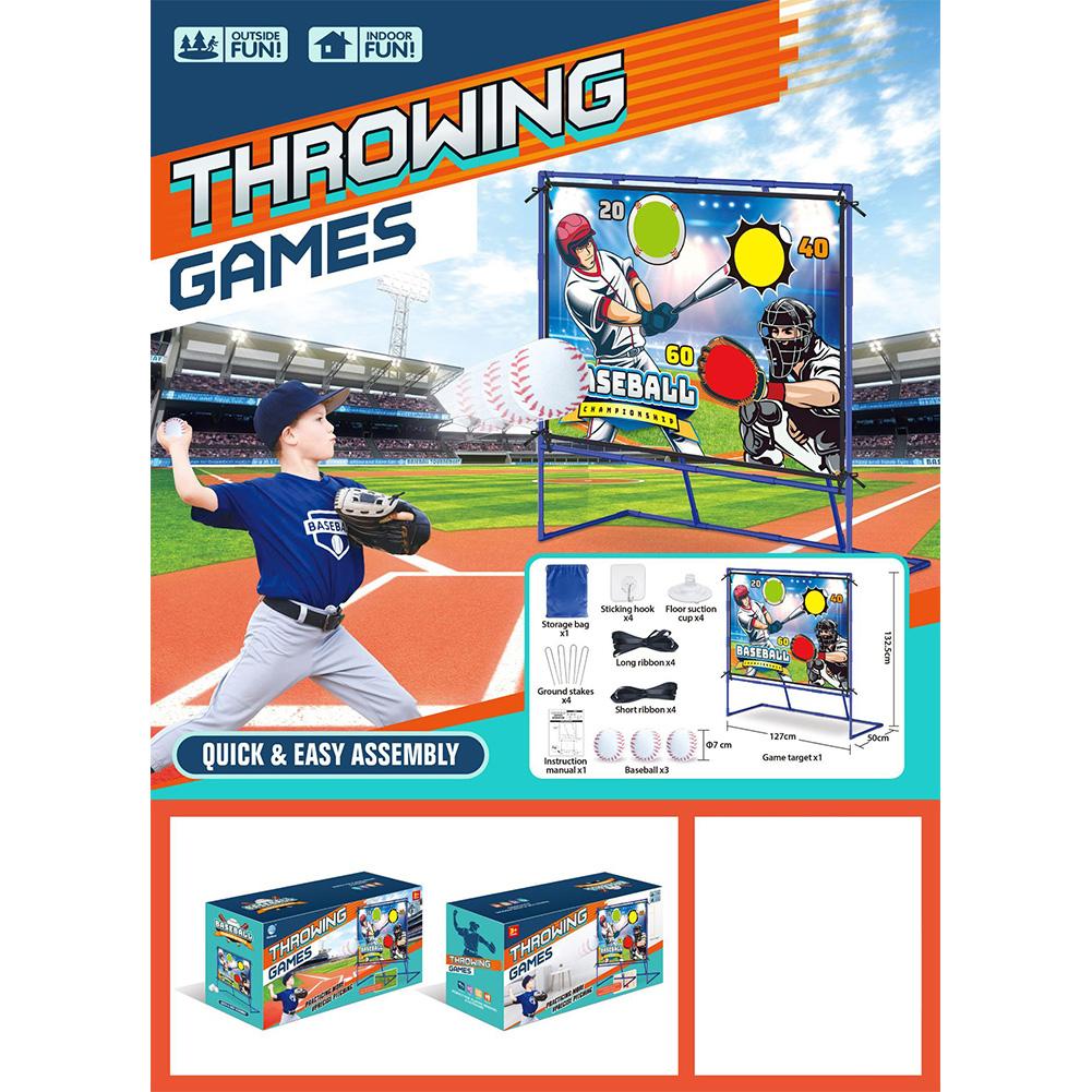 Football Toss Games Toys With 4 Inflatable Football 3 Large Mesh Bags Throwing Target Games Sports Toy Gifts For Kids Boys Girls