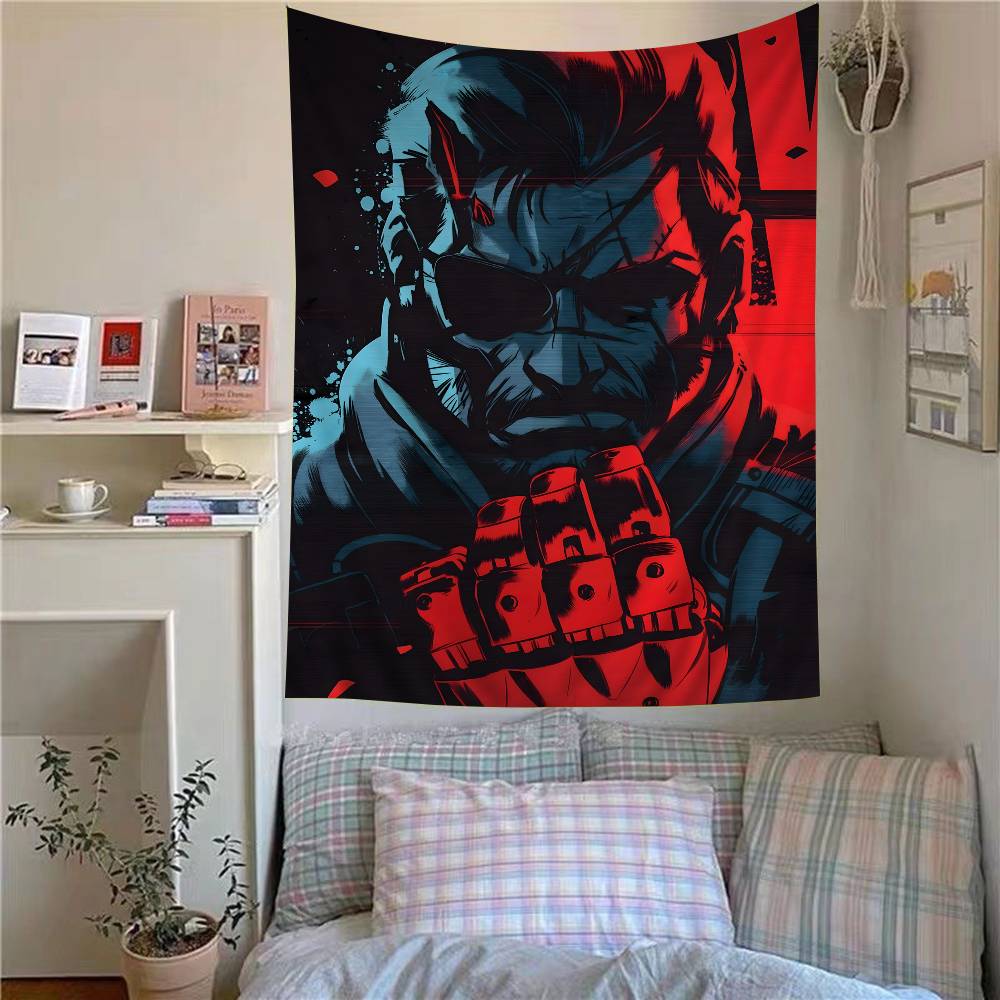 Metal Gear Solid MGS Hanging Bohemian Tapestry Bohemian Wall Tapestries Mandala Cheap Hippie Wall Hanging