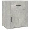 Nightstand Concrete Grey 50x36x60 cm Particleboard