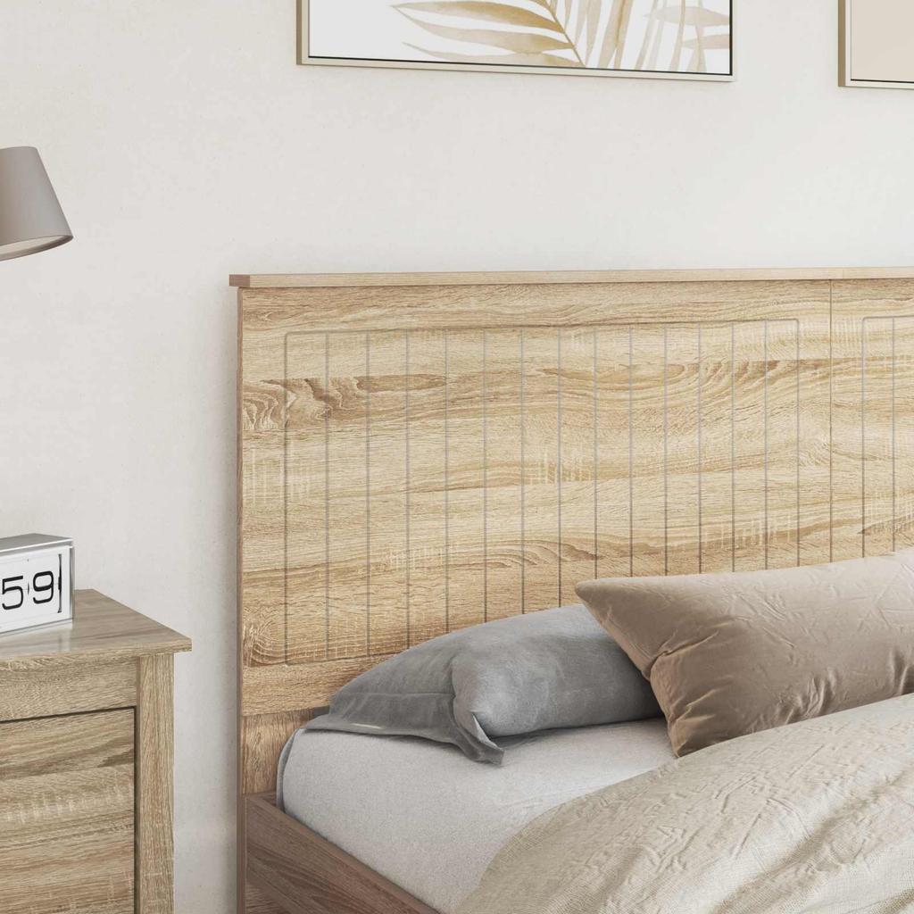 Headboard Sonoma Oak Engineered Wood