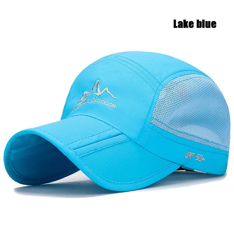 Summer Outdoor Foldable Portable Quick-Drying Hat For Men and Women Mountaineering Travel Sun Protection Breathable Mesh Hat