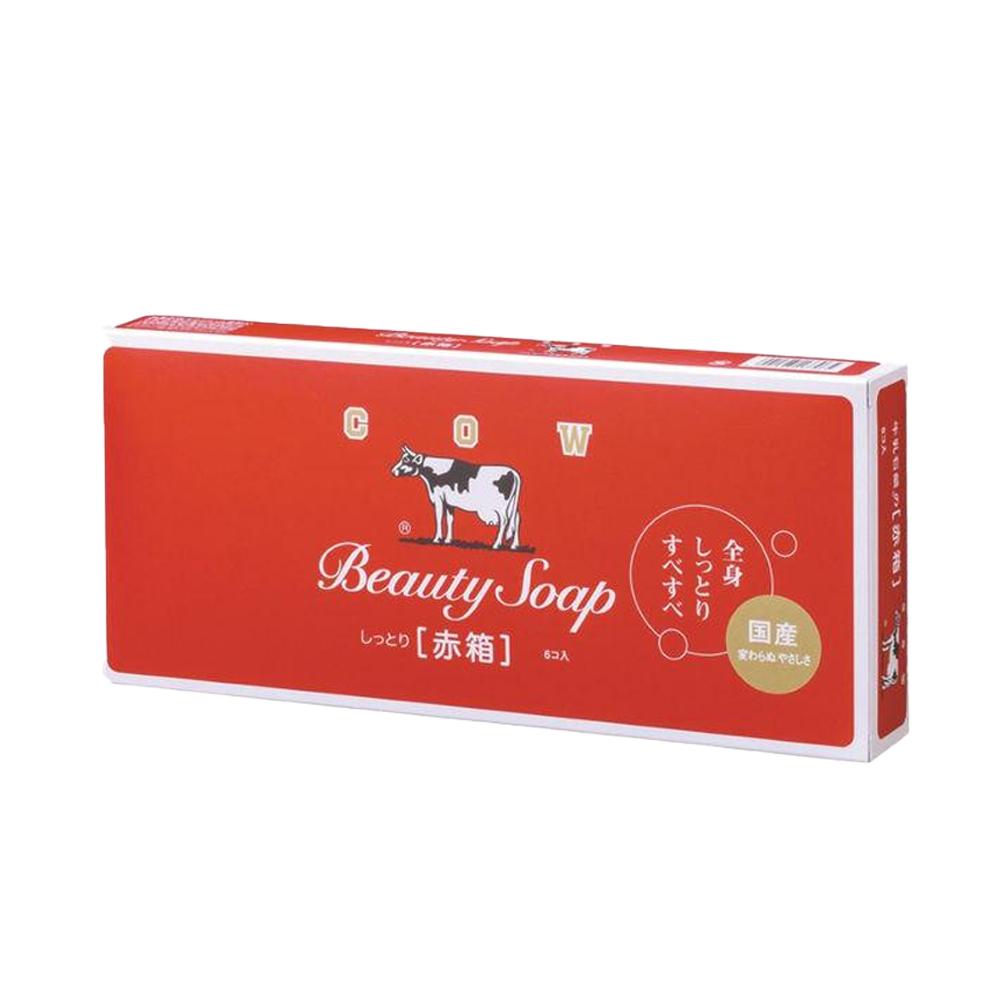 Cow Brand Beauty Soap Red Box - 3 Bars / 6 Bars