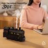 Dual Mode Mist Diffuser for Yoga Vintage Steam Train Aroma Diffuser, 300ml Ultrasonic Cool Humidifier with Decorative Air Christmas Gift LED