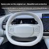 For Xpeng G6 2025 Car Steering Wheel Cover Anti-Slip Leather Steering Wheel Protector