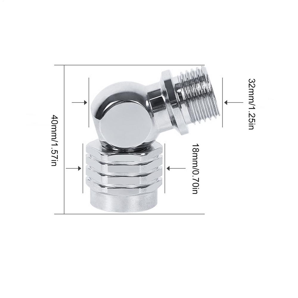 

Lightweight 90/110 Degree Scuba Regulator Swivel 2nd Stage Hose Adapter Underwater Flexible Adapter For Diving Enthusiasts