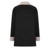 Ladies' Fashionable Long Sleeved Lapel Thickened Warm Plush Solid Color Jacket