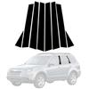8pcs Black Door Trim Cover Stickers Pillar Posts for Subaru Forester 2009 2010 2011 2012 Car Window Decoration Auto Styling