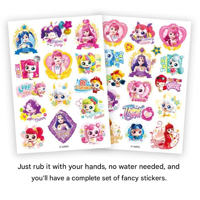 Catch! Teenieping Season 3 Rub-On Deco Stickers