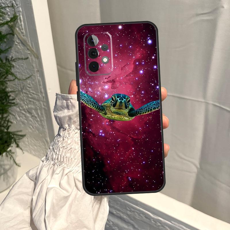 Cute Cartoon Turtles Case For Samsung Galaxy A35 A55 A15 A34 A54 A14 A56 A52 A53 A16 A26 A36 A32 A12 A33 A13 A17