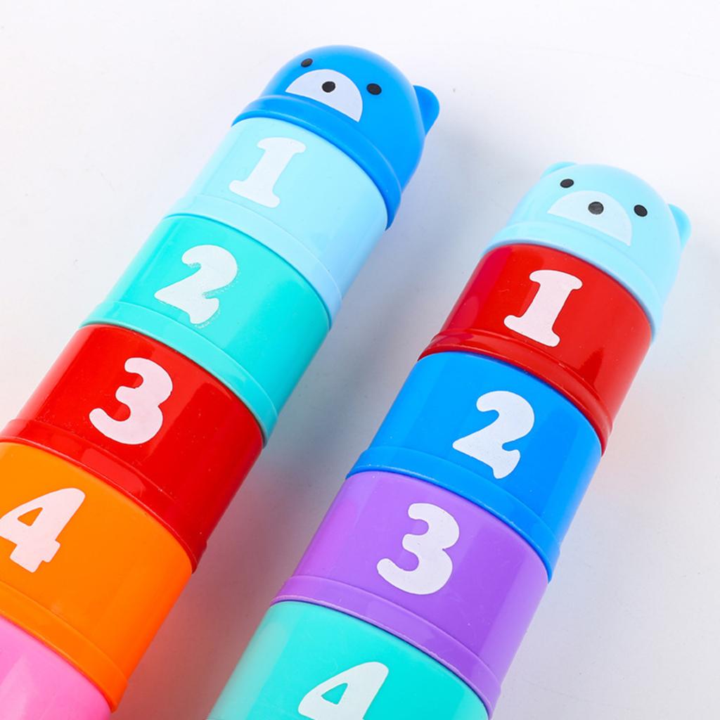 Stacking Cups Baby Toys 12 18 Months Stacking Learning Toddler Toys Age 1 2 Numbers Shapes Patterns Montessori Toys
