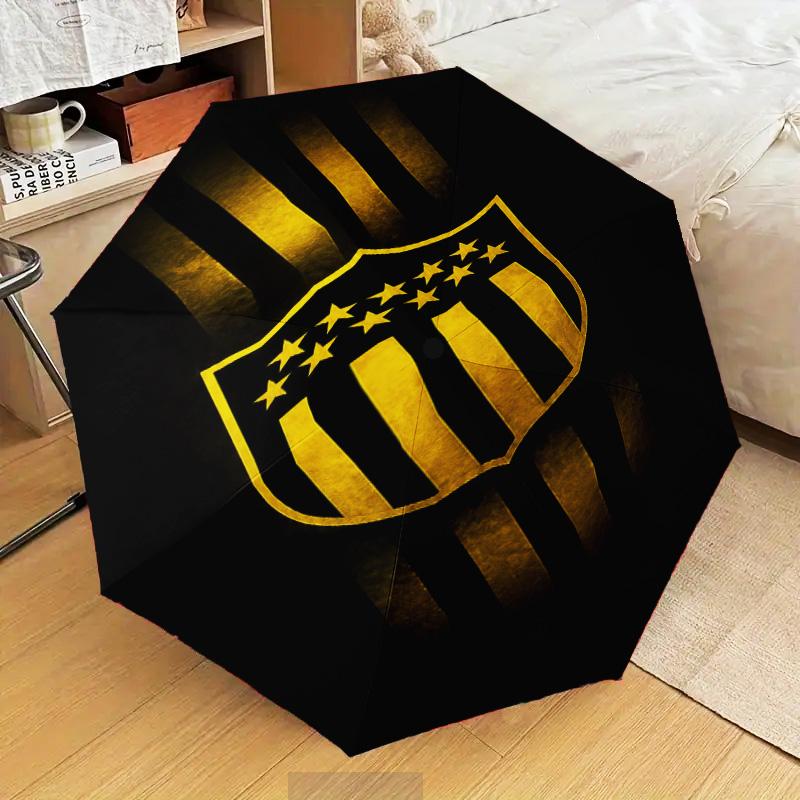 Peñarol Football Club Umbrella Folding Umbrella, Automatic Umbrella 8-Frame for Travel, Camping Use Gift for Halloween Christmas