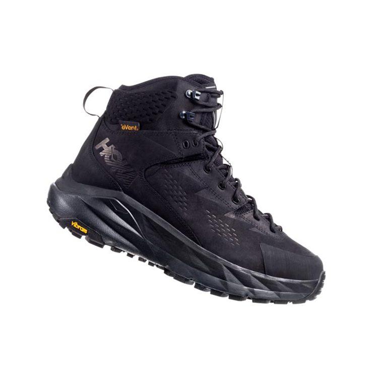 HOKA One One Kaha Mountaineering & Hiking Shoes Men's High Top Black 1099637-BPHN