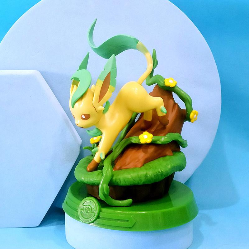 Anime Funism Adventure Eevee Family Suit Jolteon Sylveon Action Figure Collection Model Kids Toy Gift Replica