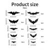 3D LED Glitzer Fledermaus Wandaufkleber für Halloween Dekoration