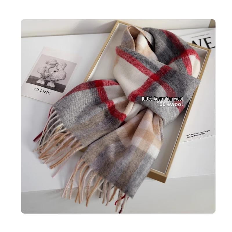HANDUNYOU Winter Plaid Scarf