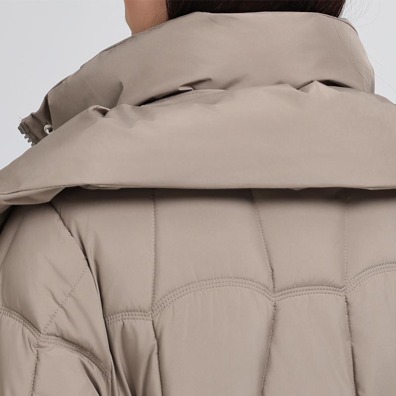 Fashion Woman Winter Coats With Belt Thick Warm Casual Winter Jacket Women's Long Parkas