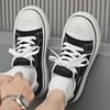 Men's Canvas Sneakers Brand Low Top Black Harajuku Big Head Platform Men Canvas Shoes Men Breathable Sport Casual Board Shoes