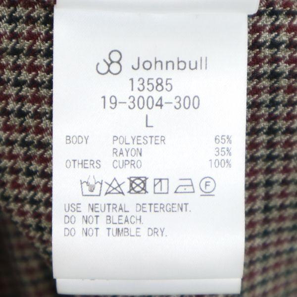 unused Johnbull Houndstooth Shirt jacket L Men's Used