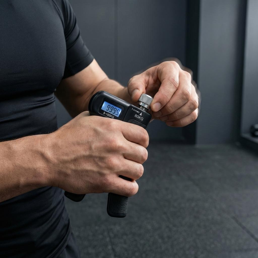 Adjustable Hand Grip Dynamometer Hand Grip Training Device Stress Hand Dynamometer Adults Grip Dynamometer