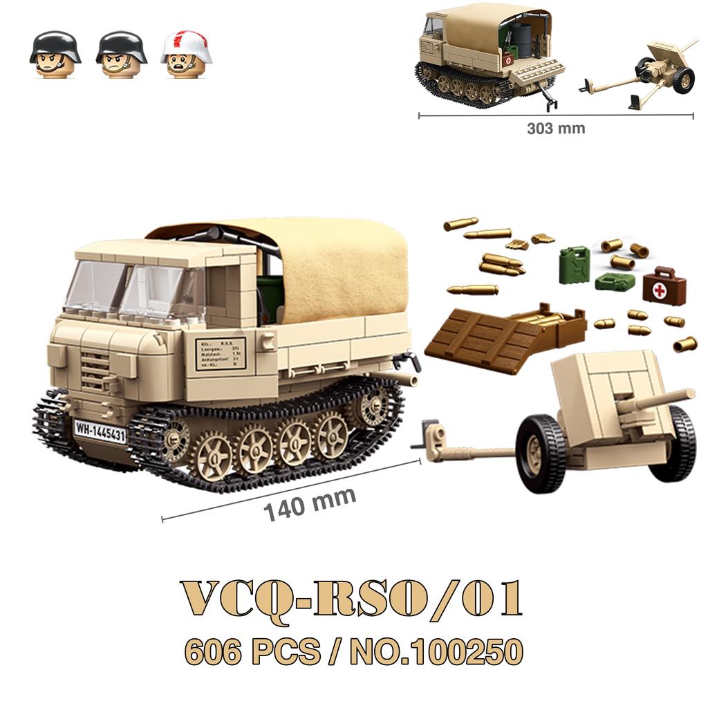 Military Tanks Stuart SdKfz251 PanzerVI Sherman US Army Quan Guan WW2 Soldier Figure Model Building Block Brick Kid Children Toy