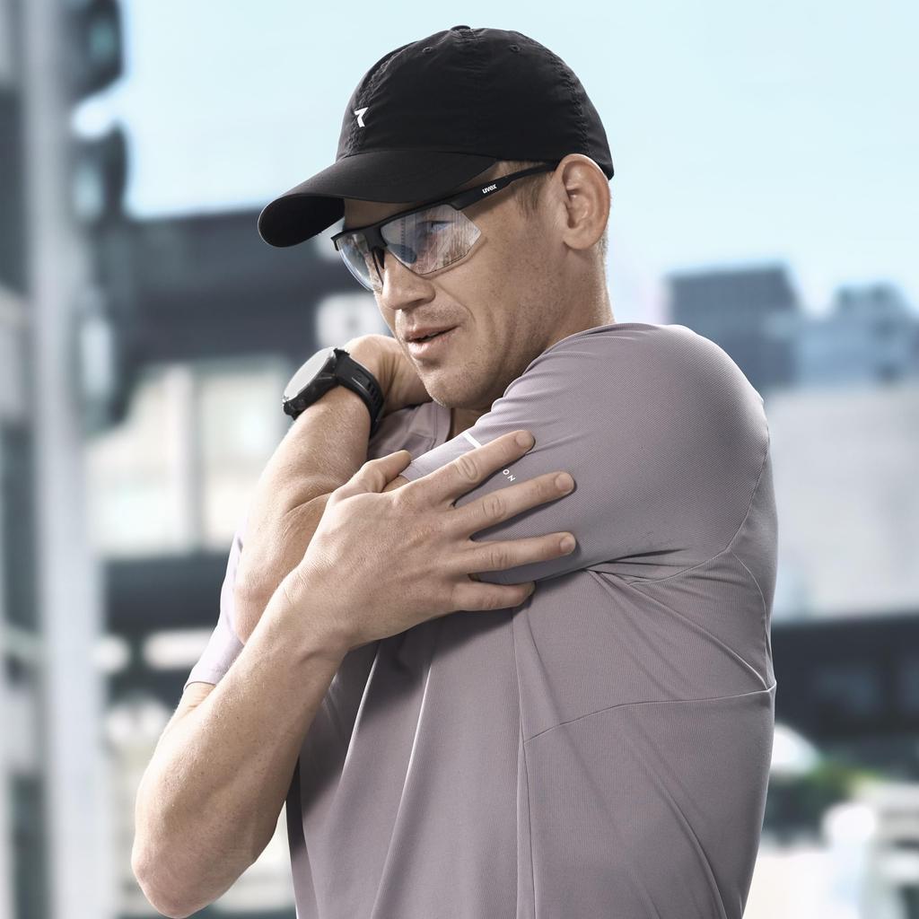 Sports for Aerios Black Matte [Uvex] Sunglasses, Photochromic, Anti-Fog, Running/Cycling/Outdoor Use, V,