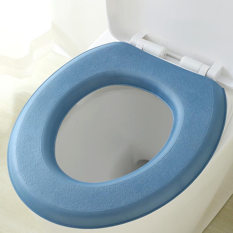Bathroom Essential EVA Toilet Seat Cover Waterproof Thickened Universal Pad for Four Seasons Soft and Easy Clean