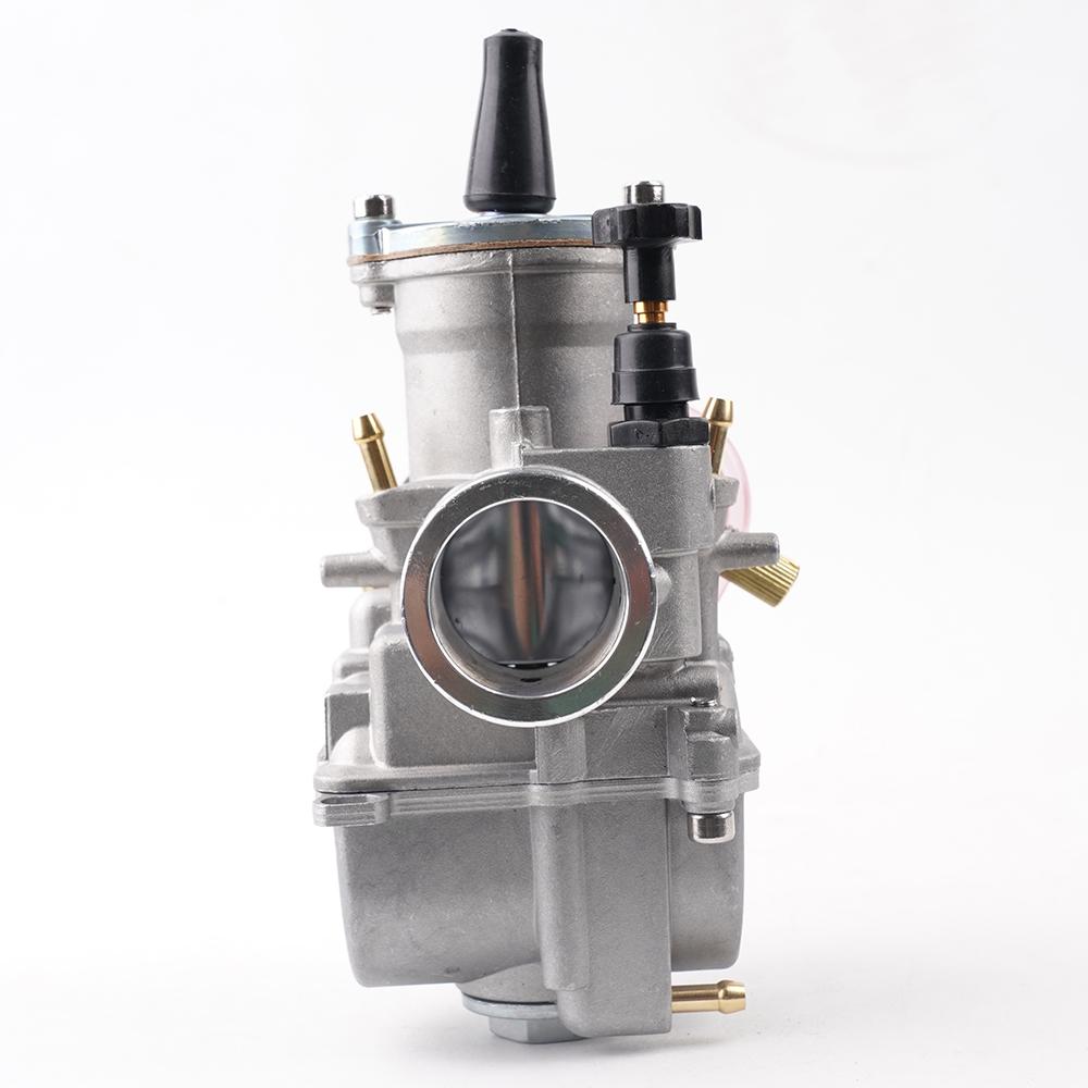 PWK Motorcycle Carburetor Power Injection For Racing Flat Side OKO Mikuni ATV Yamaha Universal Carburetor 21 24 26 28 30 32 34mm