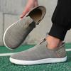 Men's New Summer Shoes Breathable Mesh Casual Sneakers Light Slip Flat Platform Casual Shoes Men's Anti-slip Walking Woven Shoes