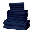 K Collection Egyptian Cotton Towel Set (Pack of 10)