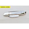 For Seat Leon MK3 2013-2017 5F Chrome Door Handles Covers Car Accessories Stickers Car Styling 2014 2015 2016 Cupra ST  FR FR+