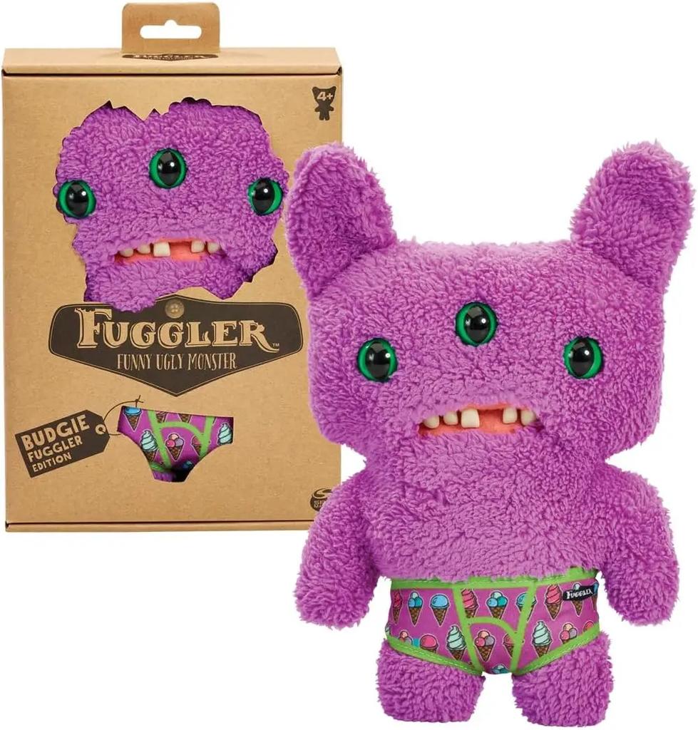 Fuggler WideEyed Tooths Monster Plush Dolls Soft Fuggler Stuffed Plushies Pants Gap Toothed Monstrosity Peluche Birthday Toys