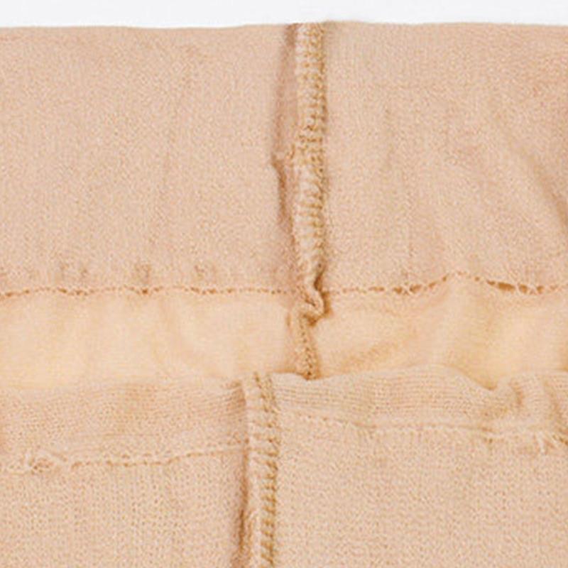 Damen Netzstrumpfhose mit Kontrollbund und verstärkter Spitze, Ganzjahres-Büro-Strumpfhose für Kleider