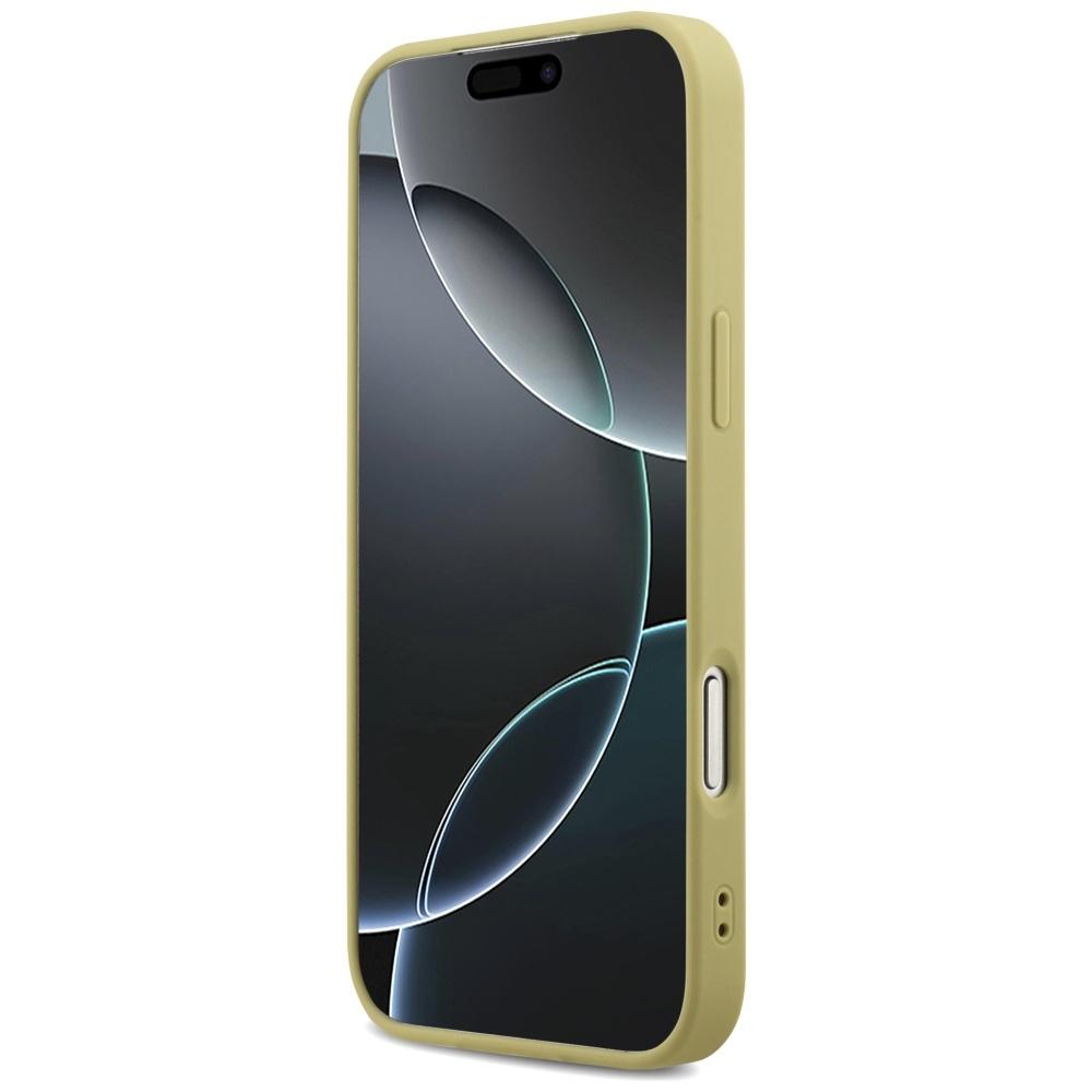 Guess Fixed Glitter Big 4G case for iPhone 17 Pro Max gold